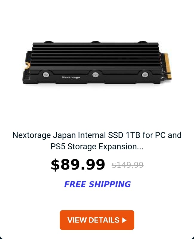 Nextorage Japan Internal SSD 1TB for PC and PS5 Storage Expansion...