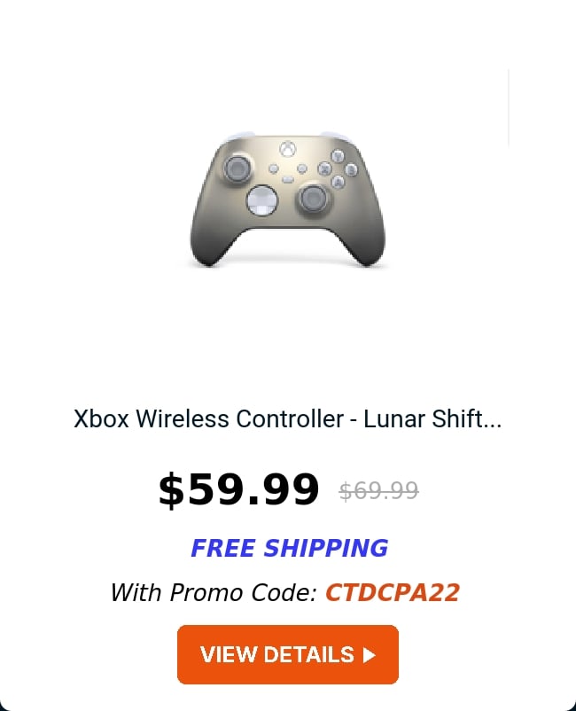 Xbox Wireless Controller - Lunar Shift...