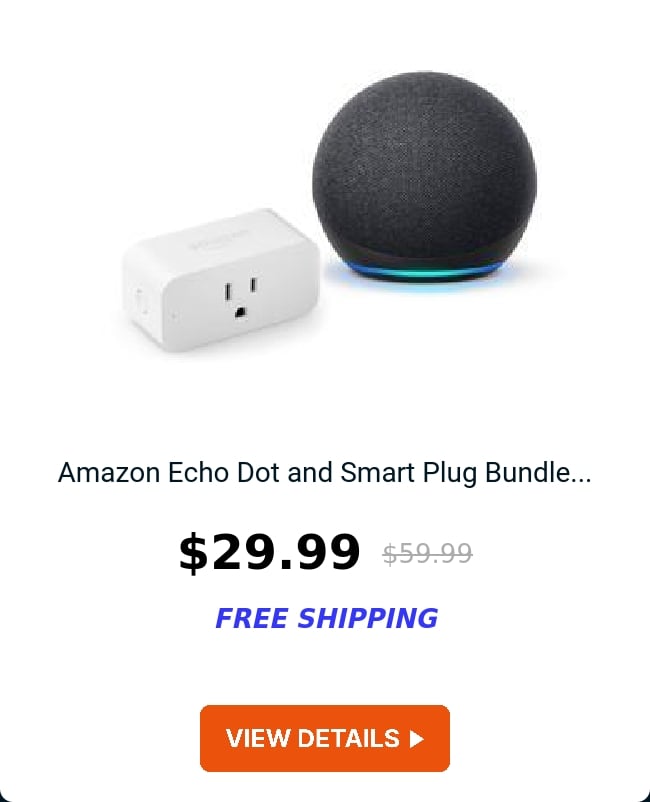 Amazon Echo Dot and Smart Plug Bundle...