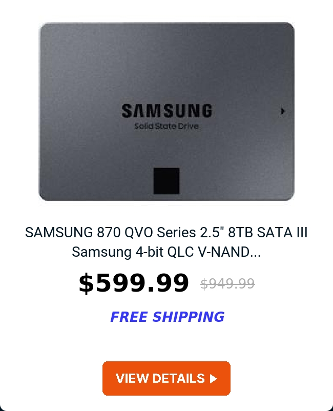 SAMSUNG 870 QVO Series 2.5