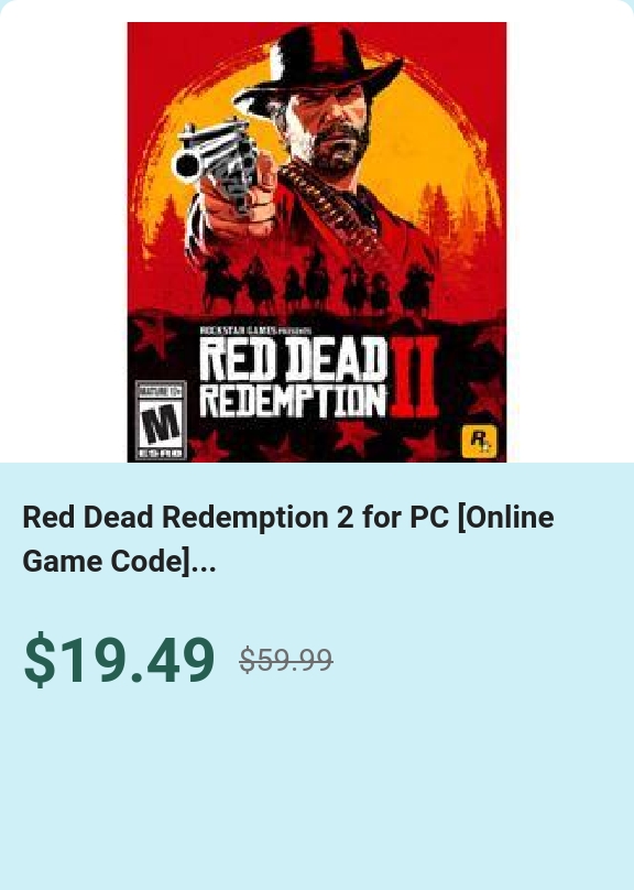 Red Dead Redemption 2 for PC [Online Game Code] 
