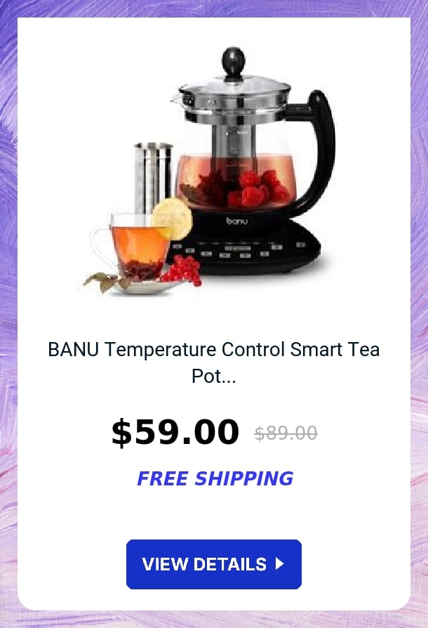 BANU Temperature Control Smart Tea Pot...