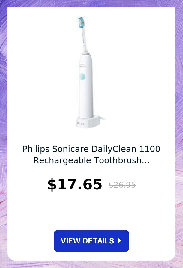 Philips Sonicare DailyClean 1100 Rechargeable Toothbrush...