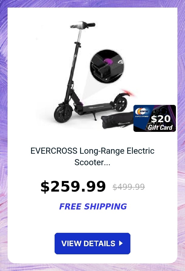 EVERCROSS Long-Range Electric Scooter...