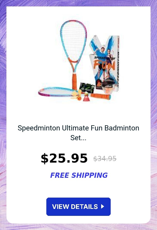 Speedminton Ultimate Fun Badminton Set...