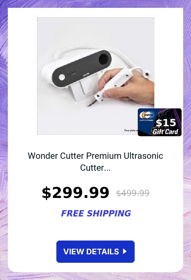 Wonder Cutter Premium Ultrasonic Cutter...