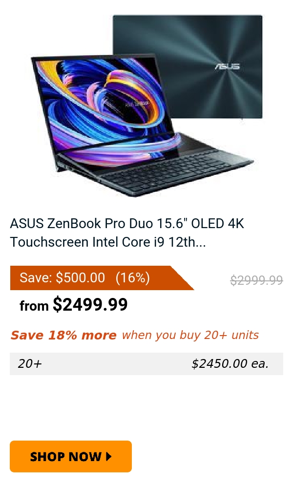 ASUS ZenBook Pro Duo 15.6