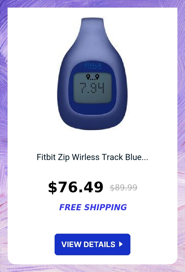 Fitbit Zip Wirless Track Blue...