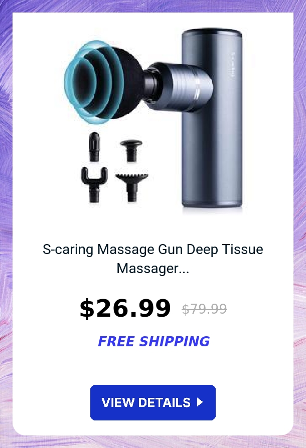 S-caring Massage Gun Deep Tissue Massager...