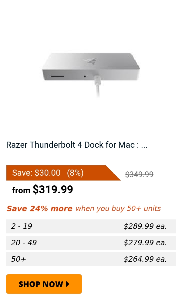 Razer Thunderbolt 4 Dock for Mac : ...