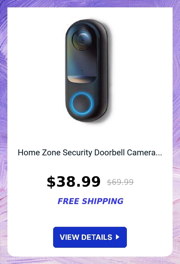 Home Zone Security Doorbell Camera...