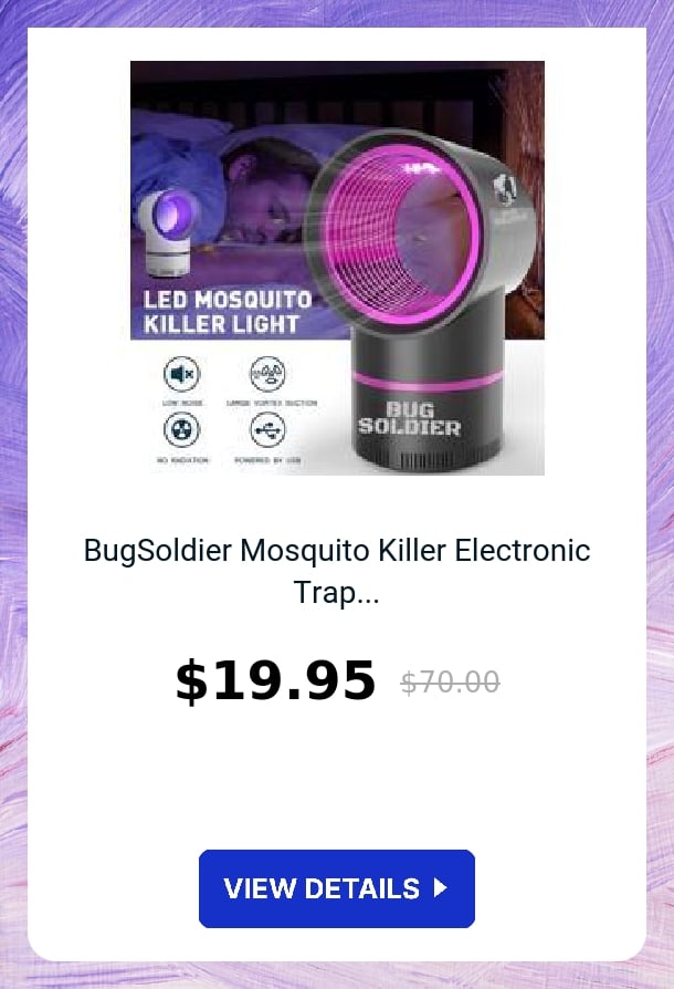 BugSoldier Mosquito Killer Electronic Trap...