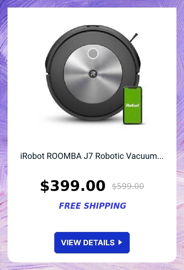 iRobot ROOMBA J7 Robotic Vacuum...