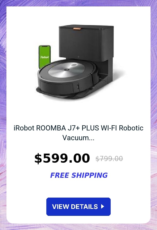 iRobot ROOMBA J7+ PLUS WI-FI Robotic Vacuum...