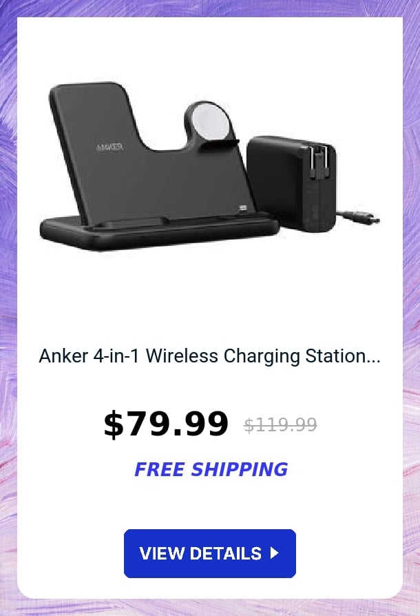 Anker 4-in-1 Wireless Charging Station...