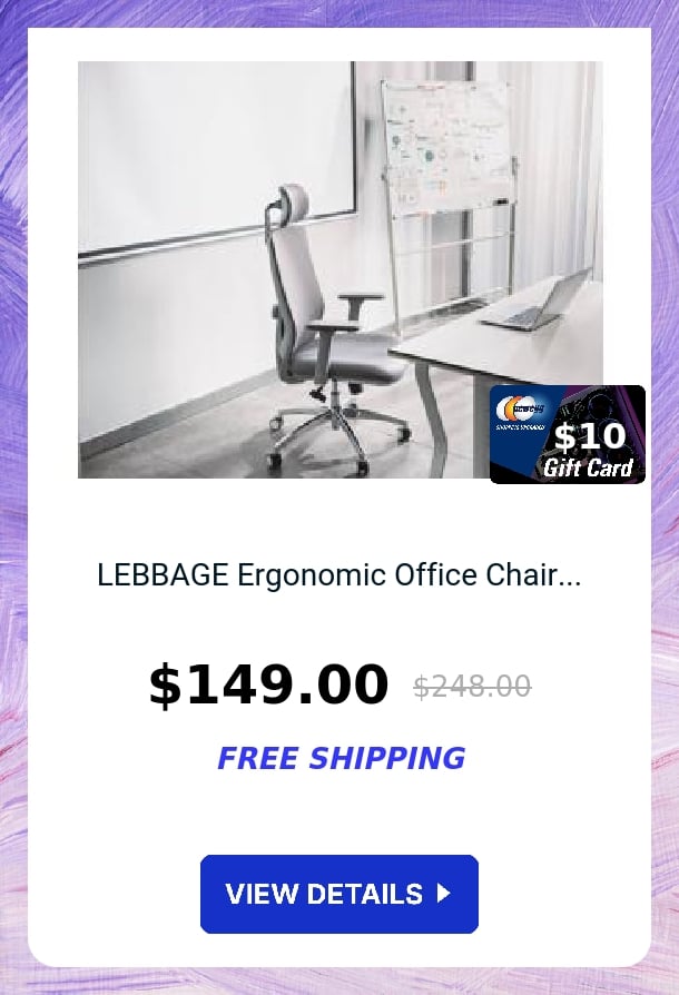 LEBBAGE Ergonomic Office Chair...