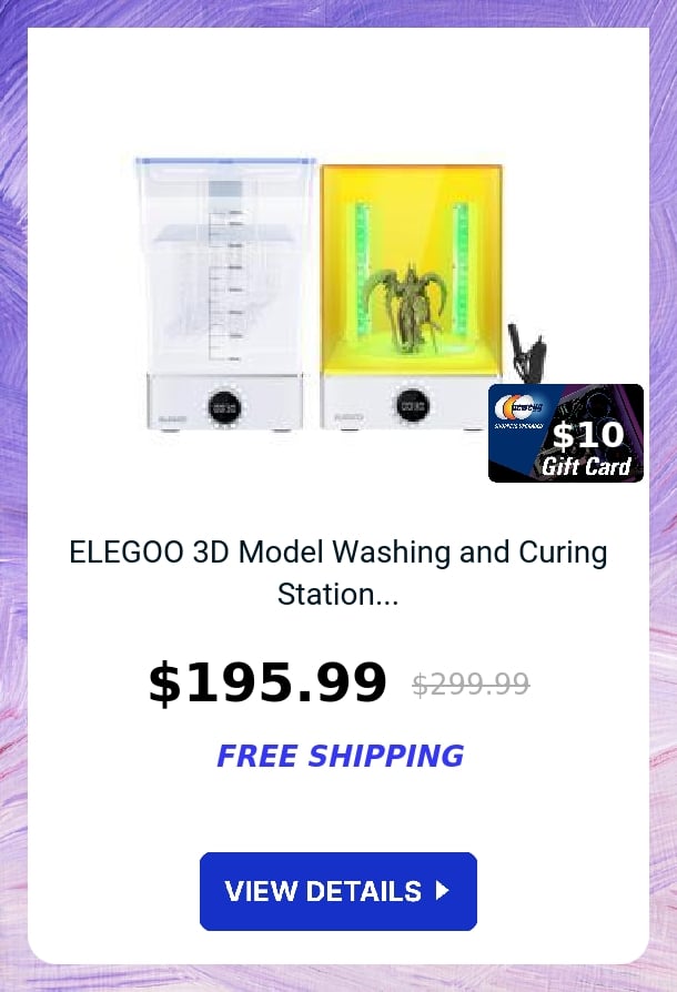 ELEGOO 3D Model Washing and Curing Station...