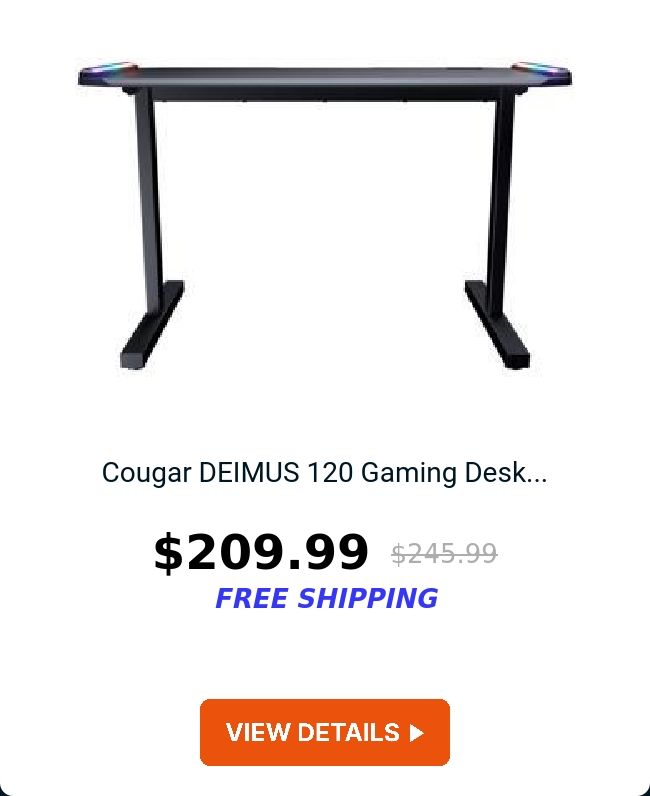 COUGAR DEIMUS 120 - Gaming Desk - COUGAR