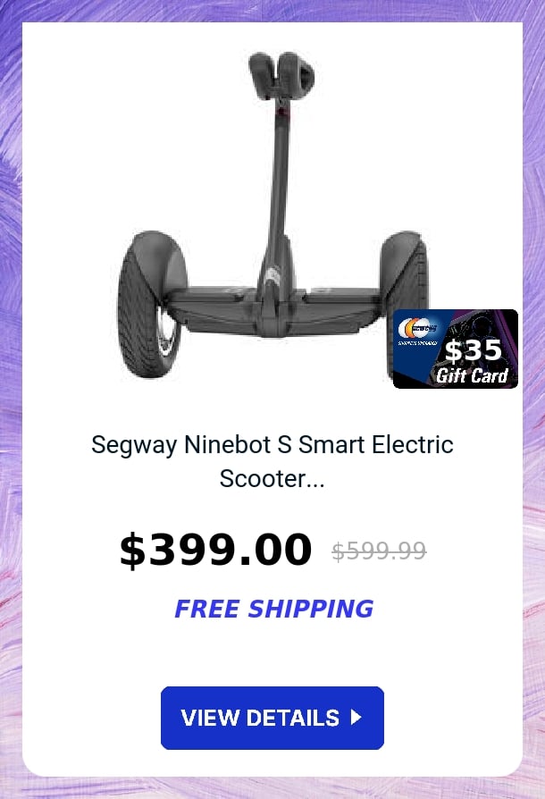 Segway Ninebot S Smart Electric Scooter...