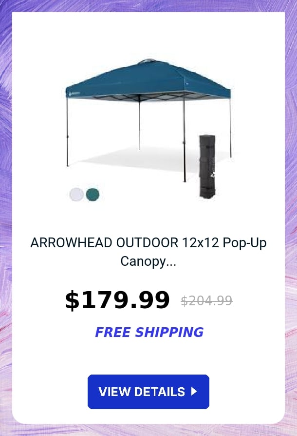 ARROWHEAD OUTDOOR 12x12 Pop-Up Canopy...