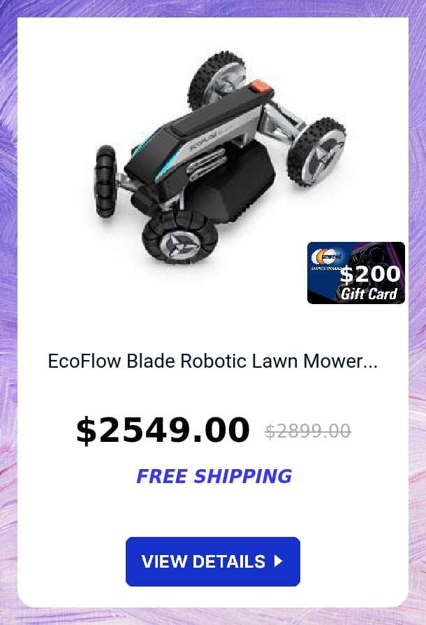 EcoFlow Blade Robotic Lawn Mower...