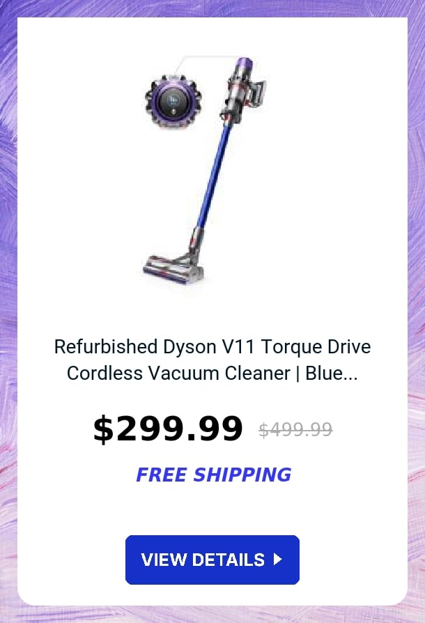 Refurbished Dyson V11 Torque Drive Cordless Vacuum Cleaner | Blue...