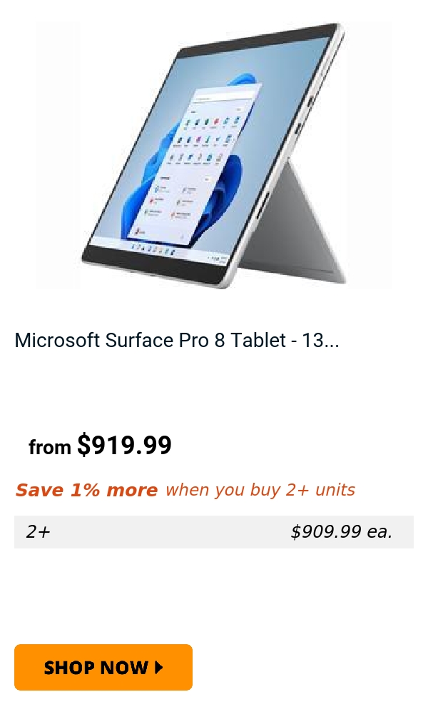 Microsoft Surface Pro 8 Tablet - 13...