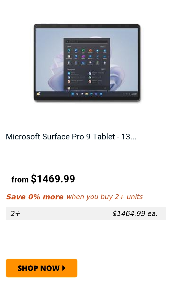 Microsoft Surface Pro 9 Tablet - 13...