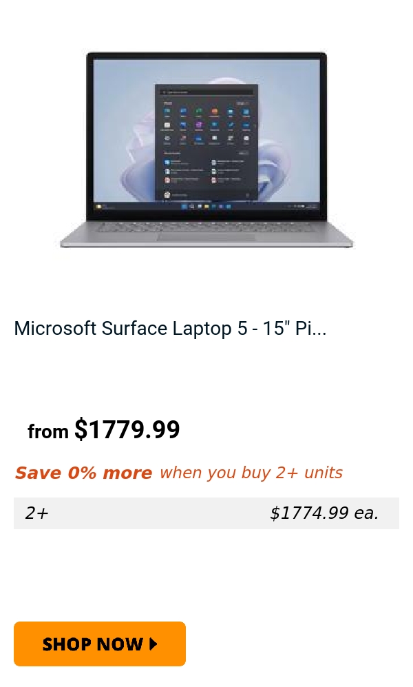 Microsoft Surface Laptop 5 - 15