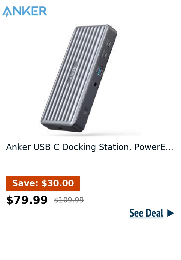 Anker USB C Docking Station, PowerE...