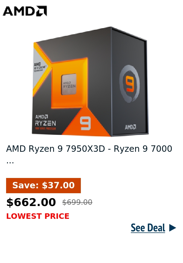 AMD Ryzen 9 7950X3D - Ryzen 9 7000 ...