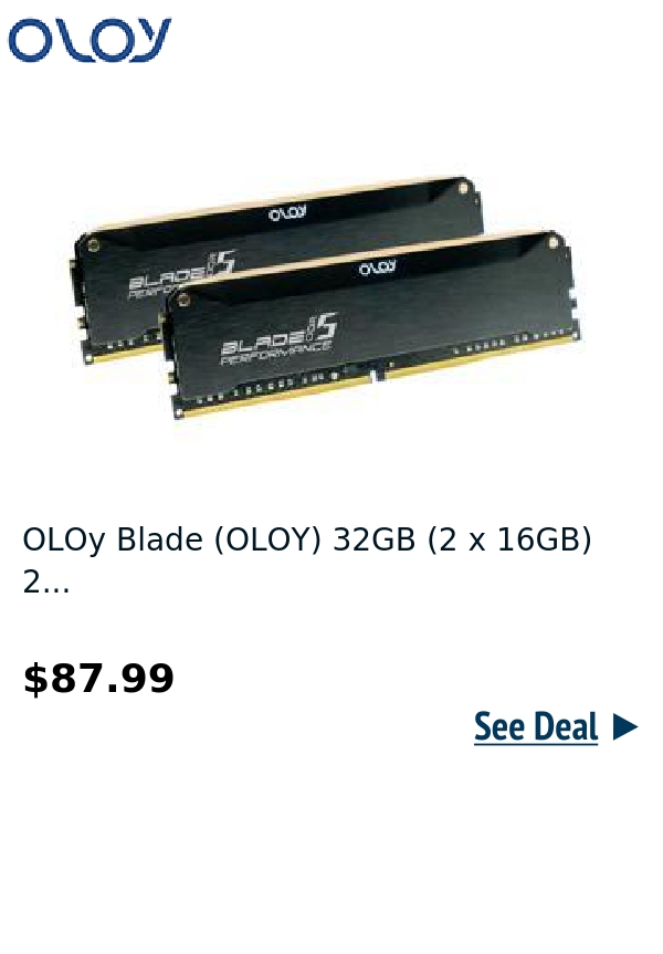 OLOy Blade (OLOY) 32GB (2 x 16GB) 2...