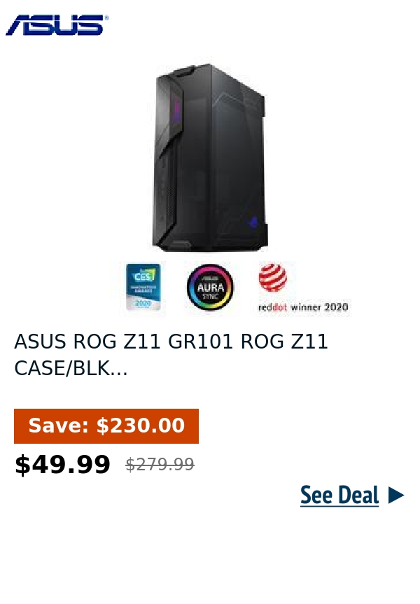 ASUS ROG Z11 GR101 ROG Z11 CASE/BLK...