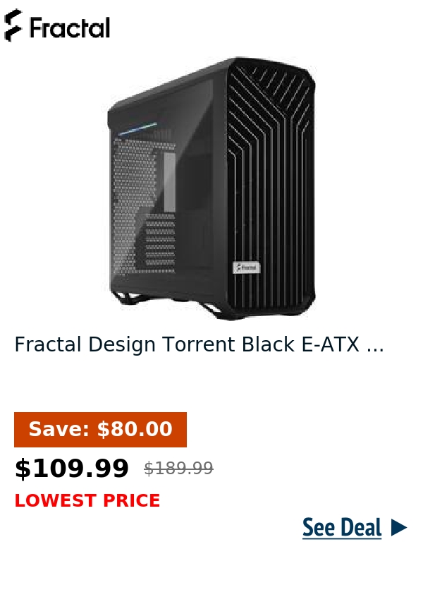 Fractal Design Torrent Black E-ATX ...