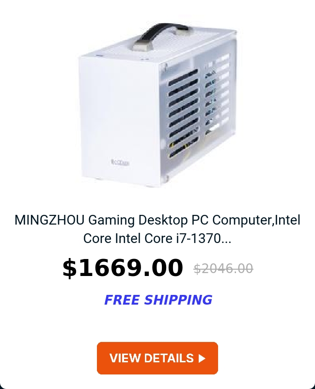 MINGZHOU Gaming Desktop PC Computer,Intel Core Intel Core i7-1370...