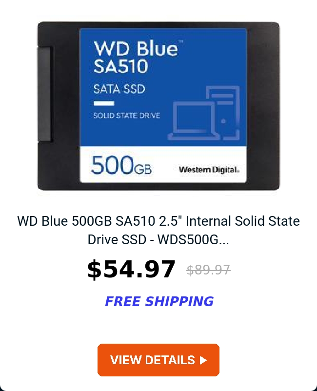 WD Blue 500GB SA510 2.5