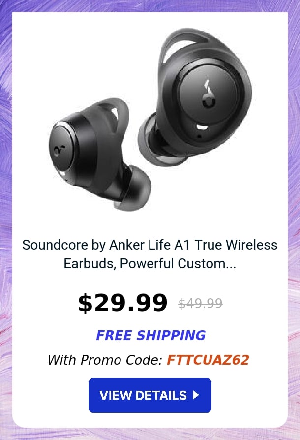 Soundcore by Anker Life A1 True Wireless Earbuds, Powerful Custom...