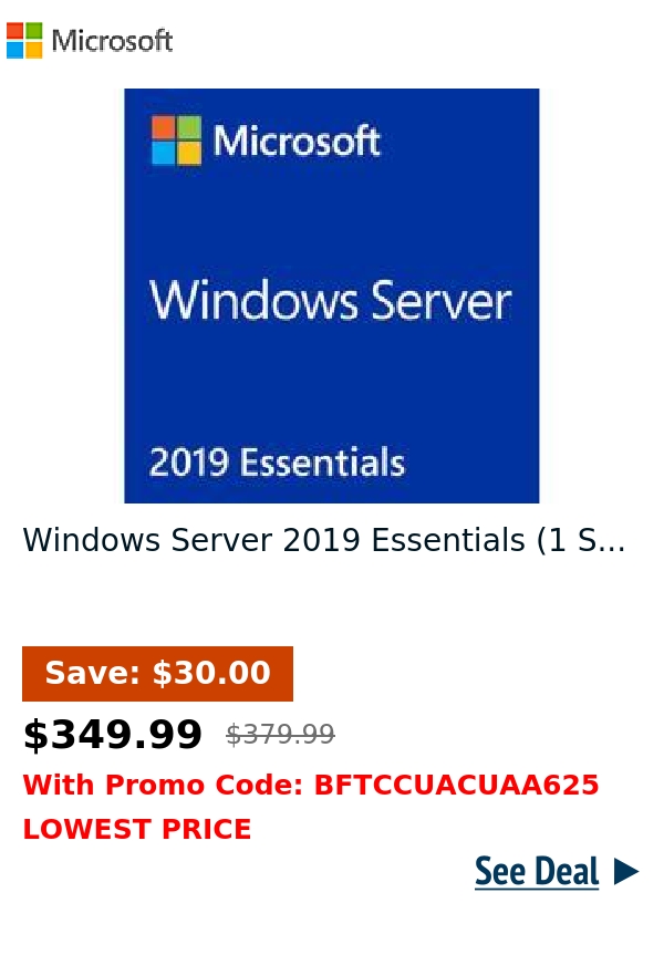 Windows Server 2019 Essentials (1 S...