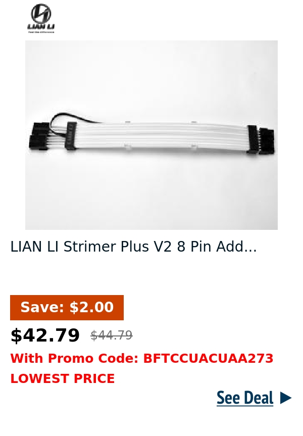 LIAN LI Strimer Plus V2 8 Pin Add...