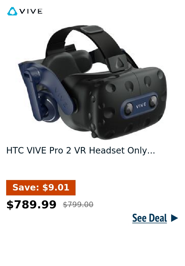 HTC VIVE Pro 2 VR Headset Only...