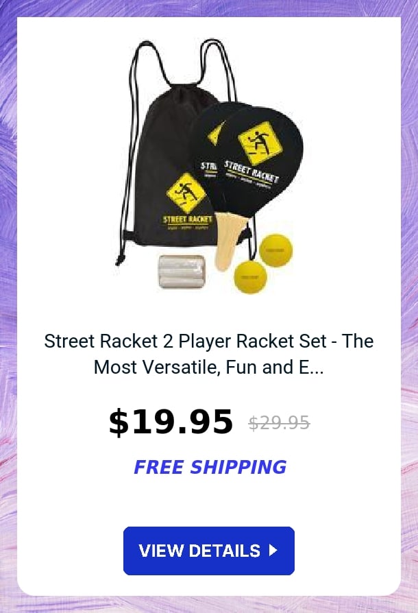 Street Racket 2 Player Racket Set - The Most Versatile, Fun and E...