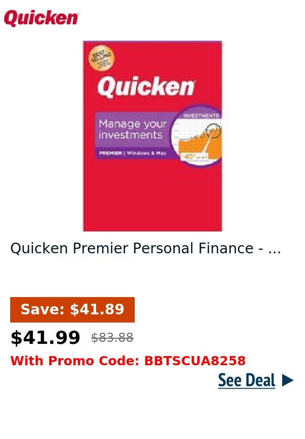 Quicken Premier Personal Finance - ...