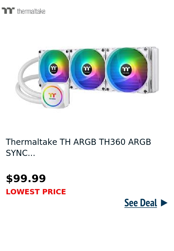 Thermaltake TH ARGB TH360 ARGB SYNC...