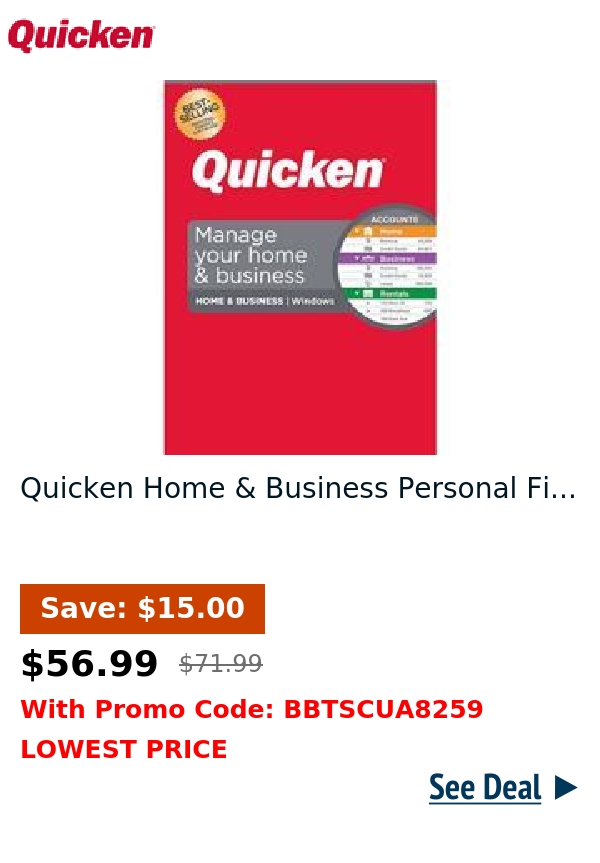 Quicken Home & Business Personal Fi...