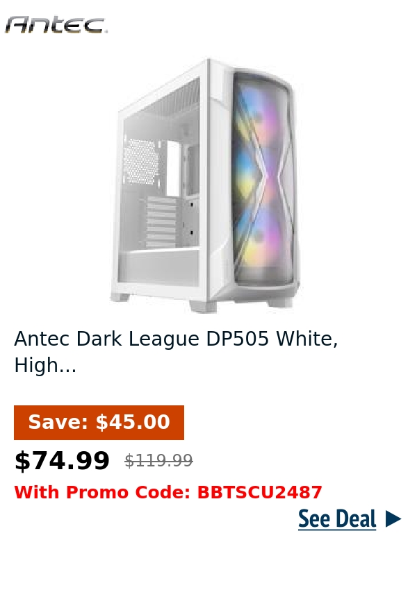 Antec Dark League DP505 White, High...