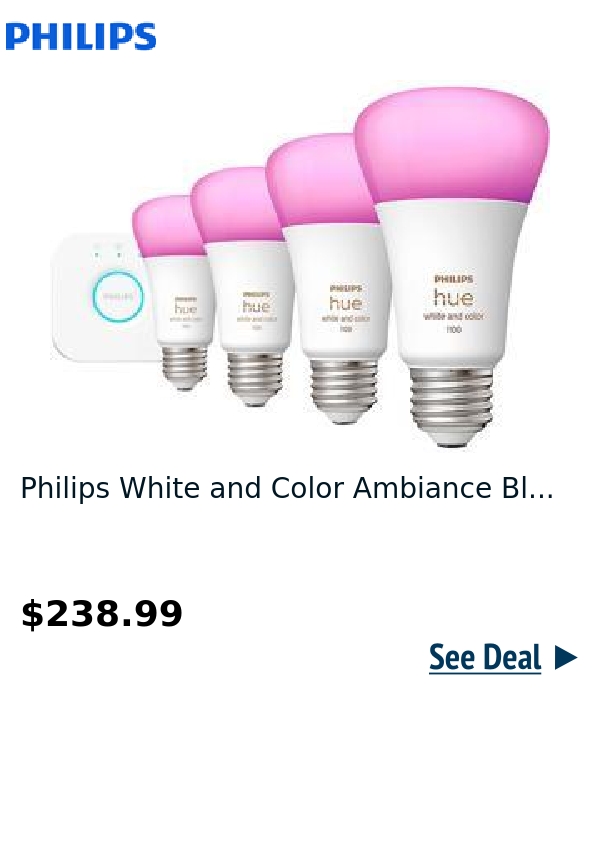 Philips White and Color Ambiance Bl...