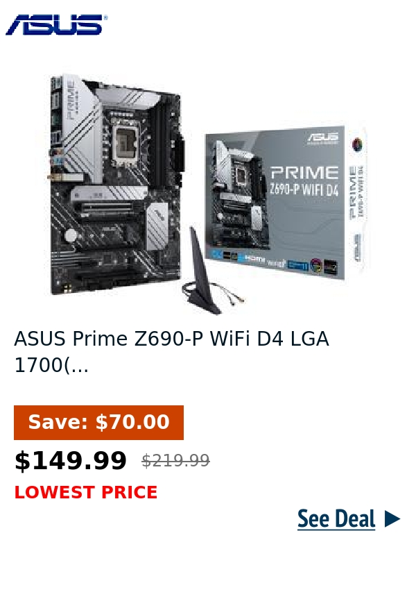 ASUS Prime Z690-P WiFi D4 LGA 1700(...