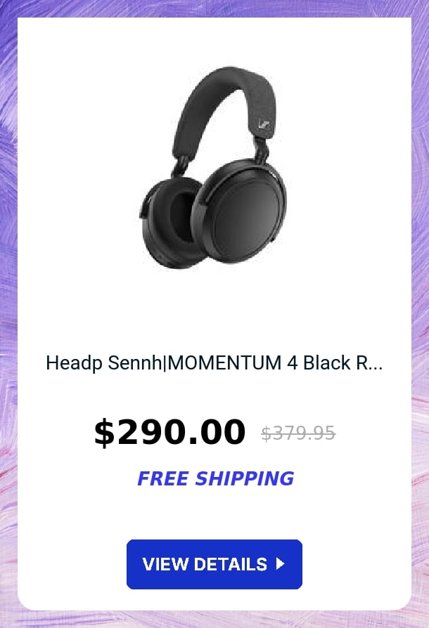 Headp Sennh|MOMENTUM 4 Black R...