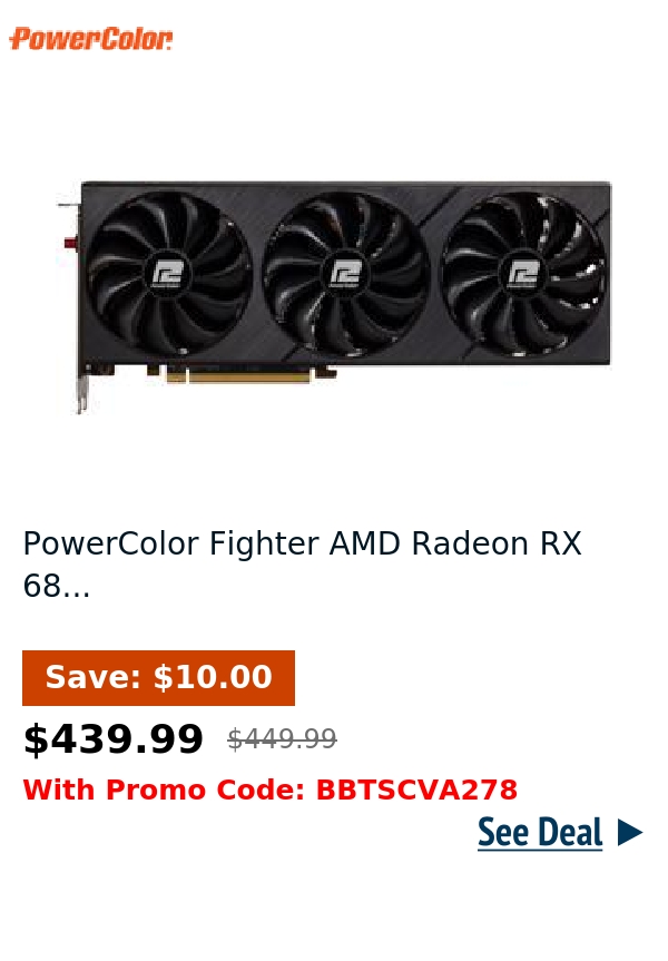 PowerColor Fighter AMD Radeon RX 68...