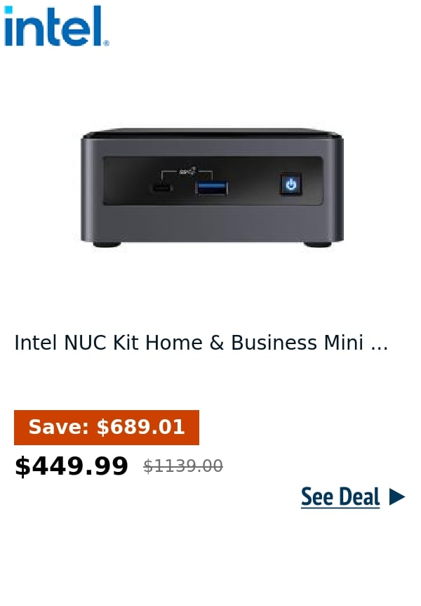 Intel NUC Kit Home & Business Mini ...